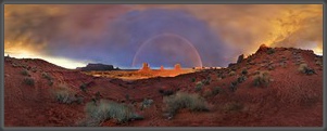 Panorama,360°,USA,Amerika,Landschaft,Monument Valley,Utah,Arizona,Sonnenuntergang,America,Panoramic,Michael Rucker